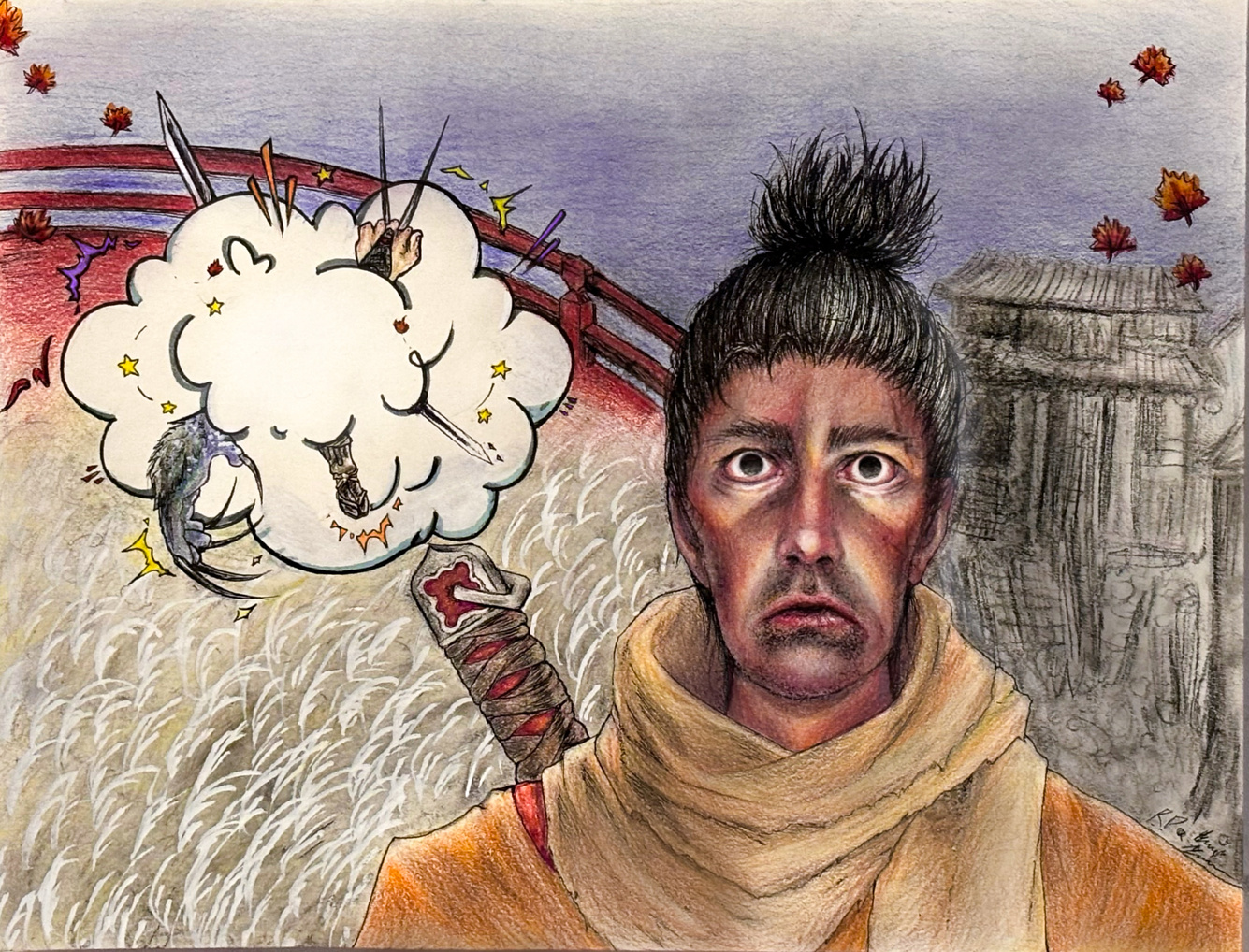 Sekiro YouTube Thumbnail - Colored pencil https://youtu.be/V_jQOlmLFII?si=ptnZYsIYuclelClZ